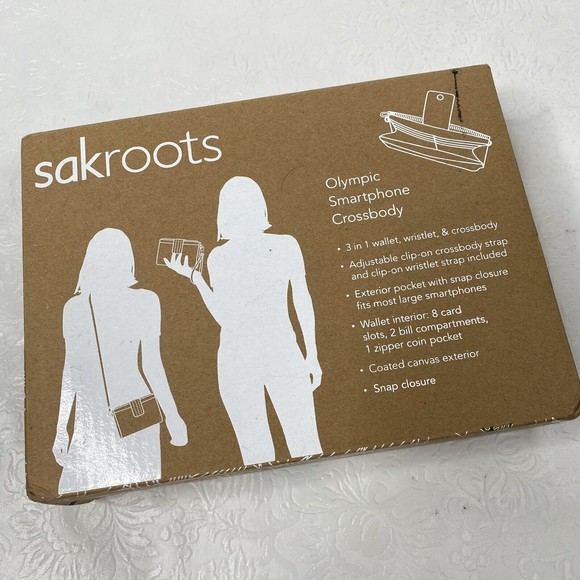 Sakroots Gray Olympic Smartphone Crossbody Purse - Picture 13 of 13